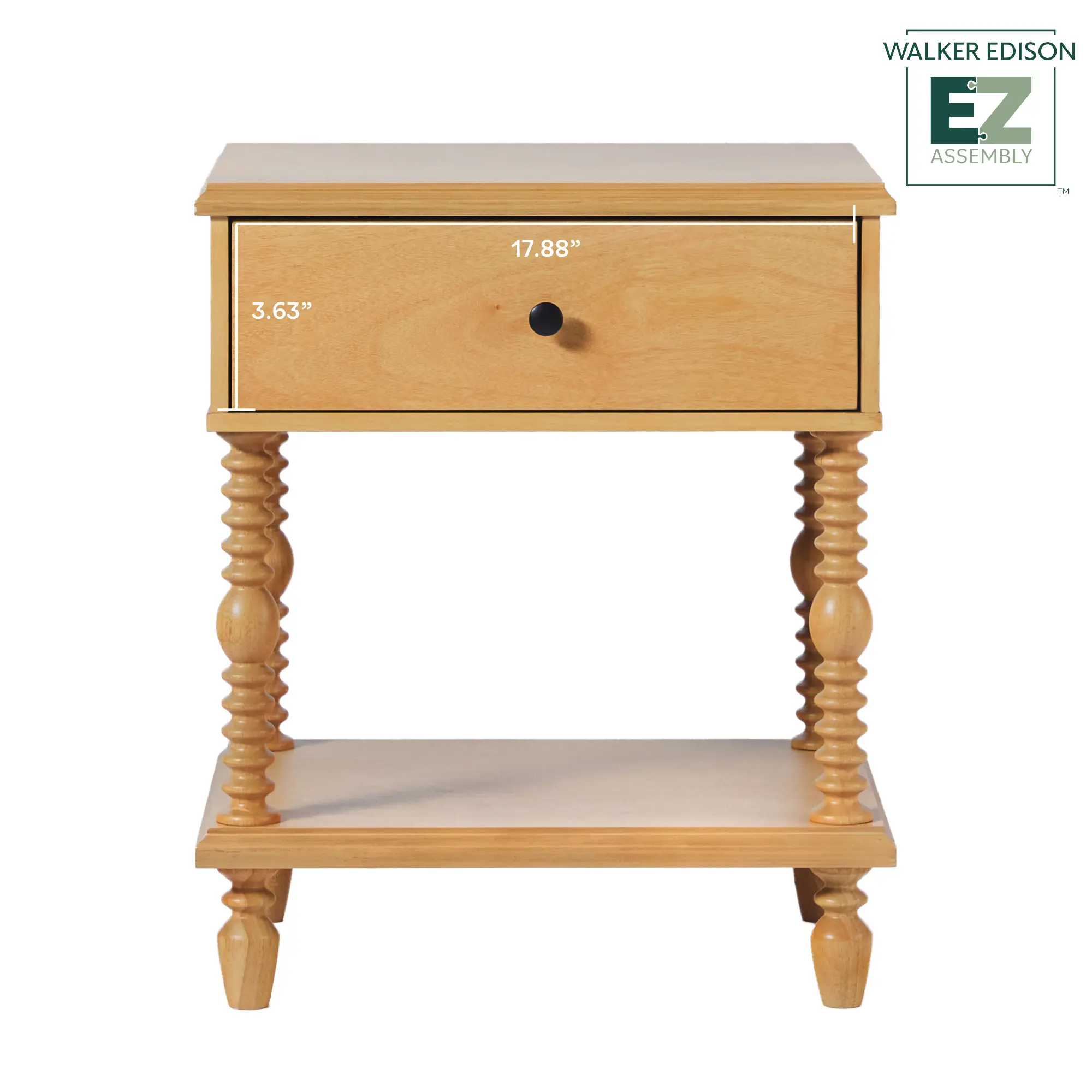 WEVIV011D2NA1 Vivienne Natural Wood Spindle 1-Drawer Nightstand-11