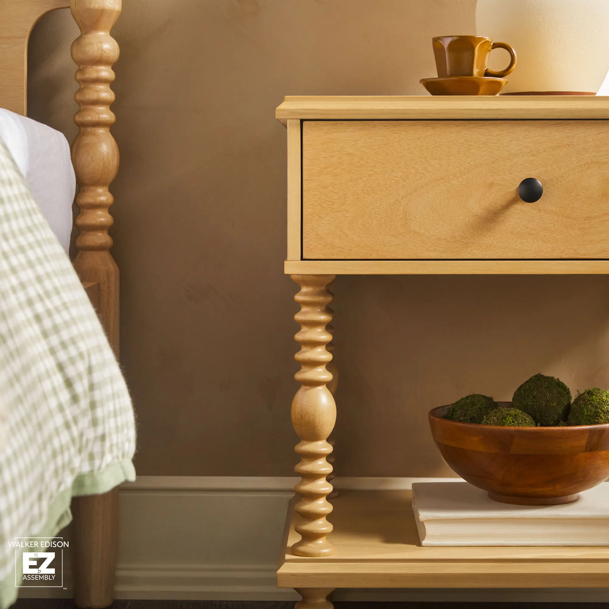 WEVIV011D2NA1 Vivienne Natural Wood Spindle 1-Drawer Nightstand-5