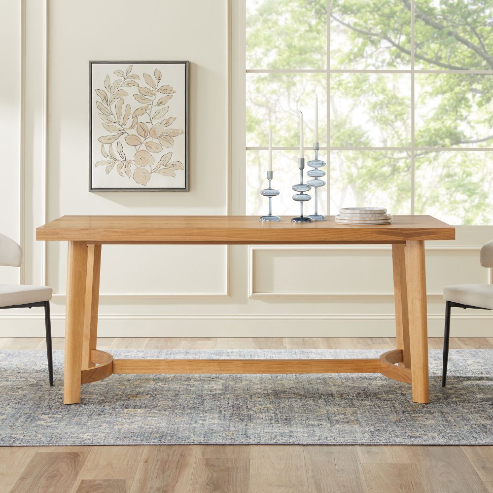 Nash Light Oak Rectangle Dining Table