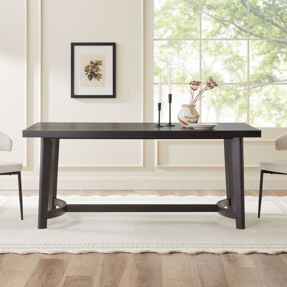 Nash Black Rectangle Dining Table