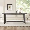 WENAS12703BL1 Nash Black Rectangle Dining Table