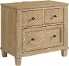 Sycamore Light Oak 2-Drawer Nightstand