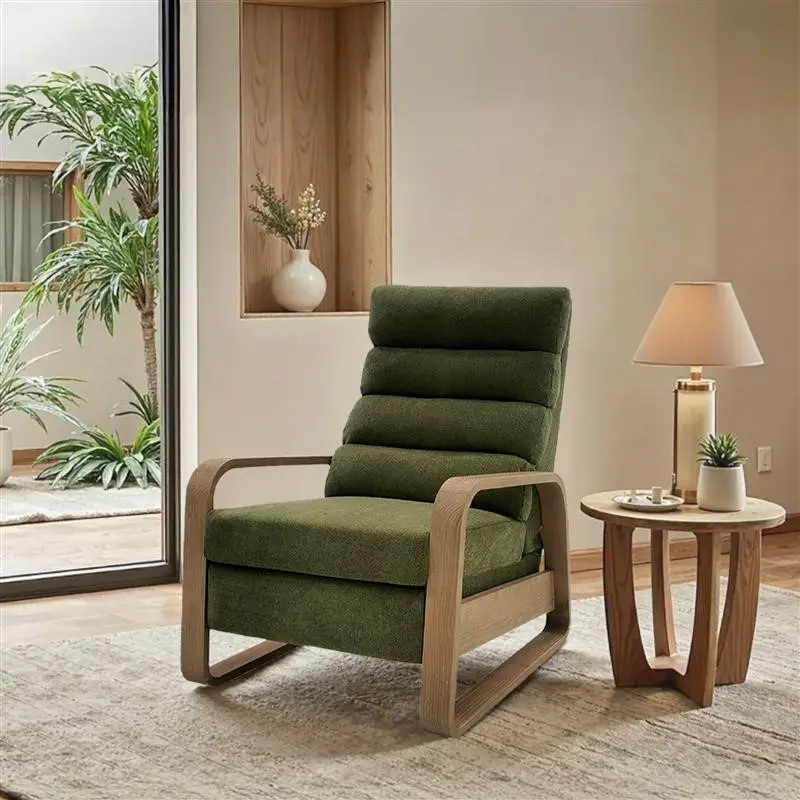 Jordan Push-Back Green Recliner-2