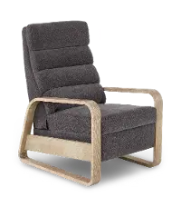 Jordan Push-Back Gray Recliner
