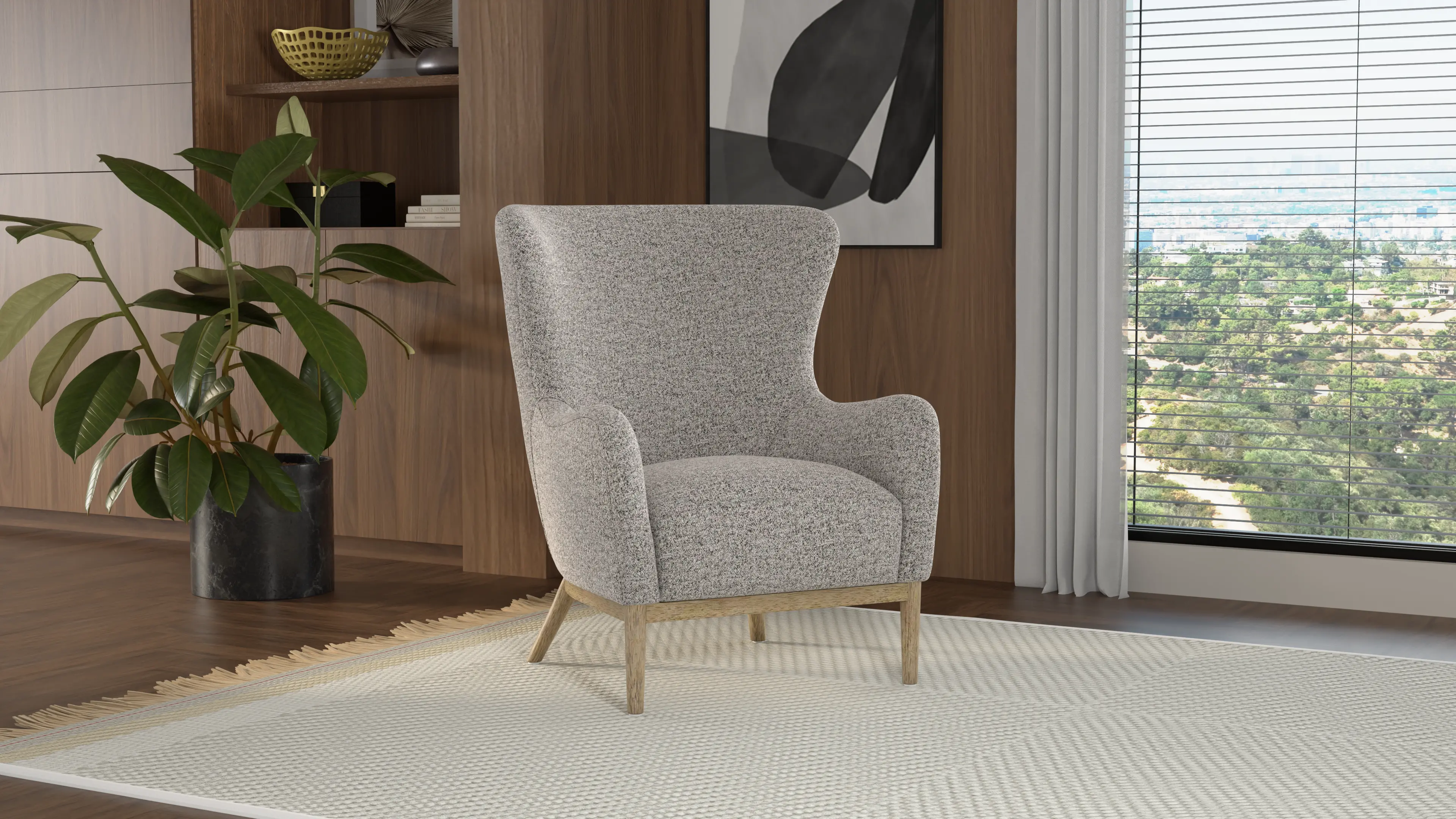 Everett Gravel Gray Accent Chair-11