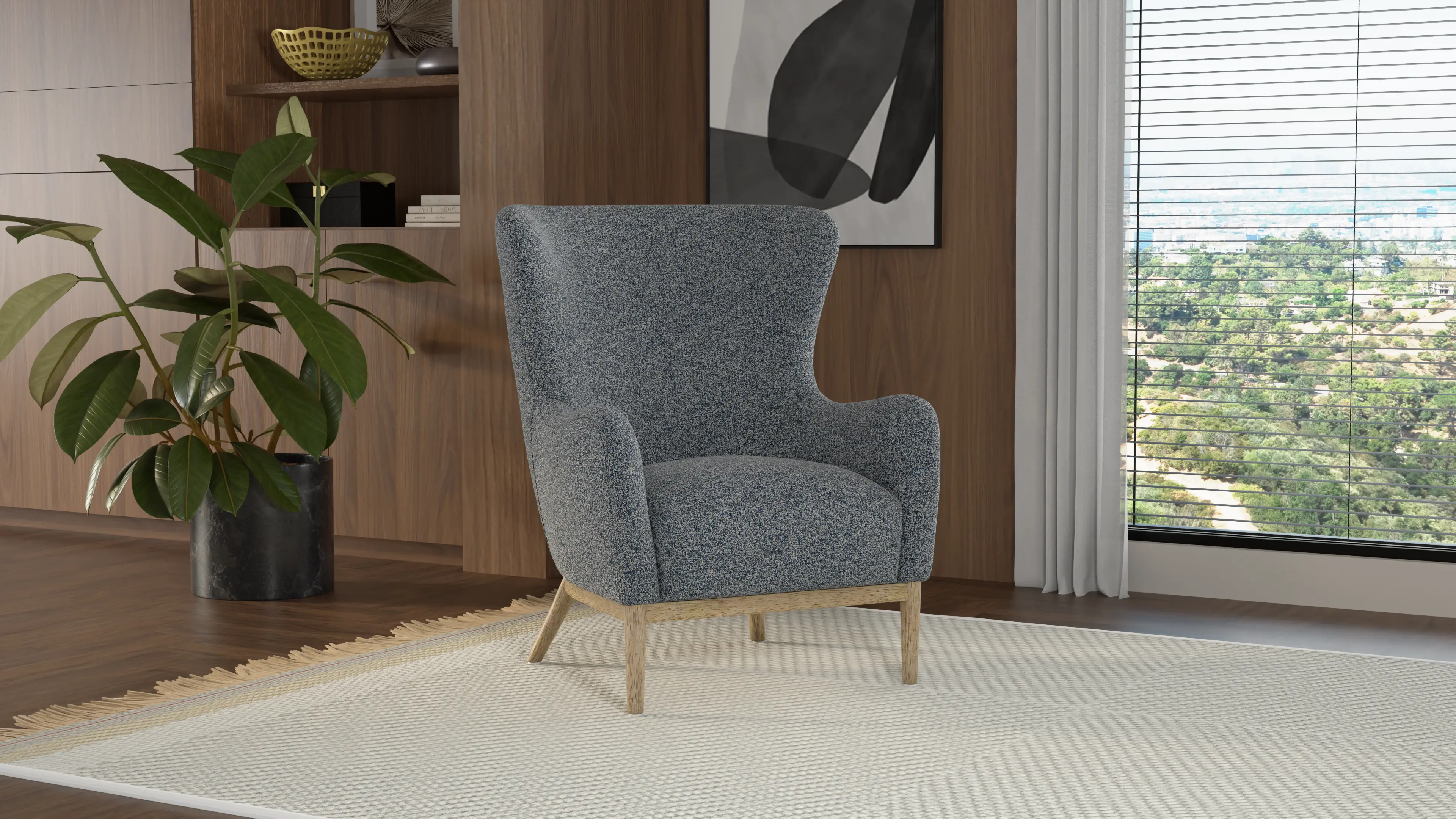 Everett Fleet Dark Gray Accent Chair-11