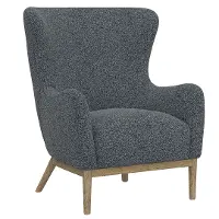 Everett Fleet Dark Gray Accent Chair