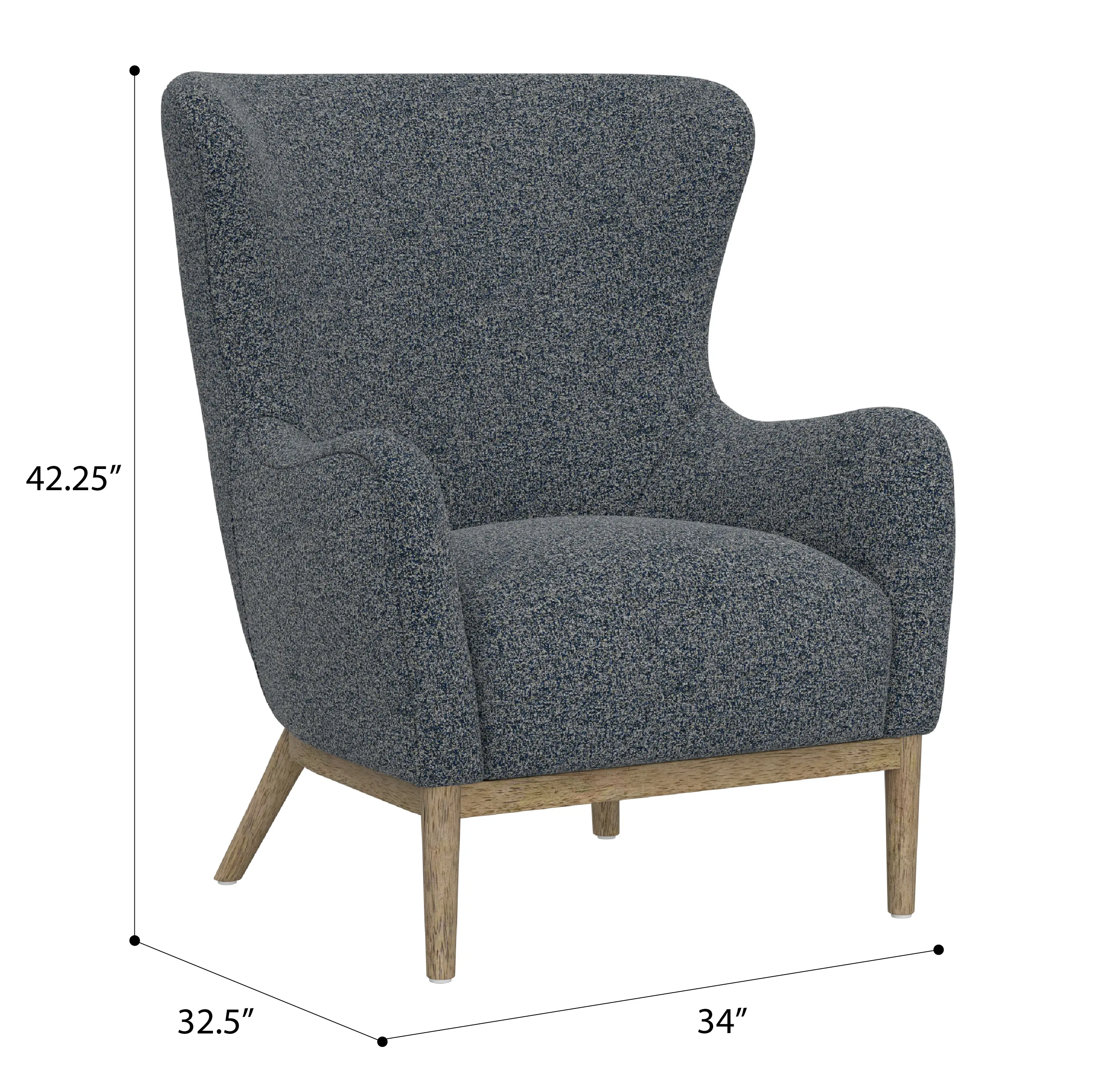 Everett Fleet Dark Gray Accent Chair-3