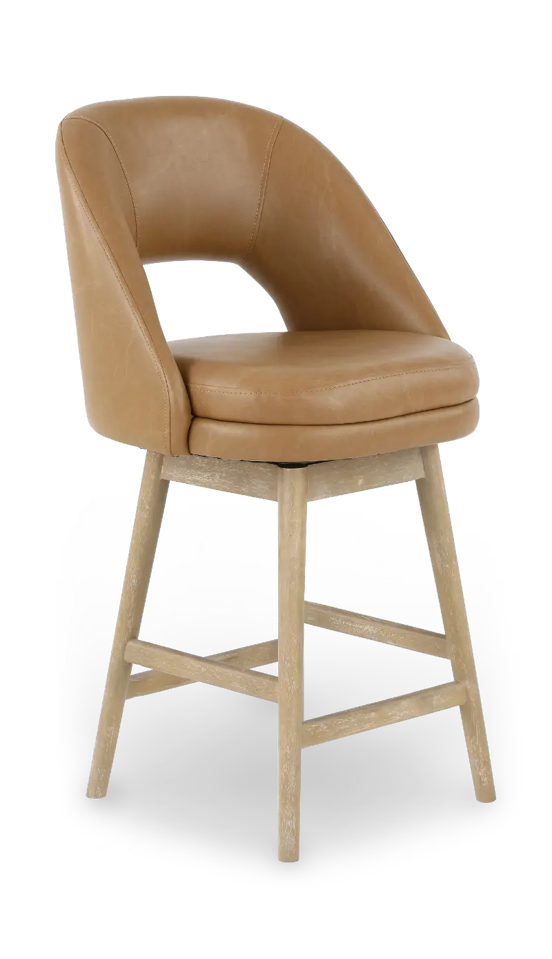 Adrian Brown Counter Height Stool