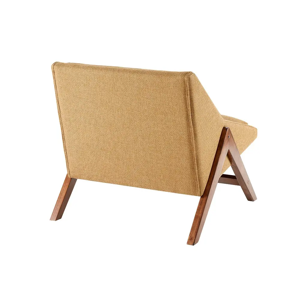 Boomerang Mustard Accent Chair-6