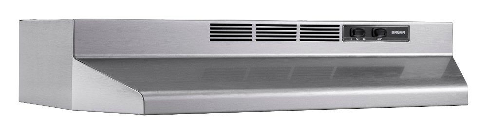 Broan® 30-Inch Ductless Under-Cabinet Range Hood - Stainless Steel