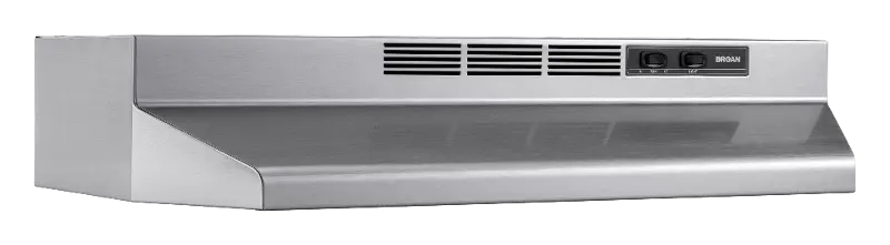 Broan® 30-Inch Ductless Under-Cabinet Range Hood - Stainless Steel