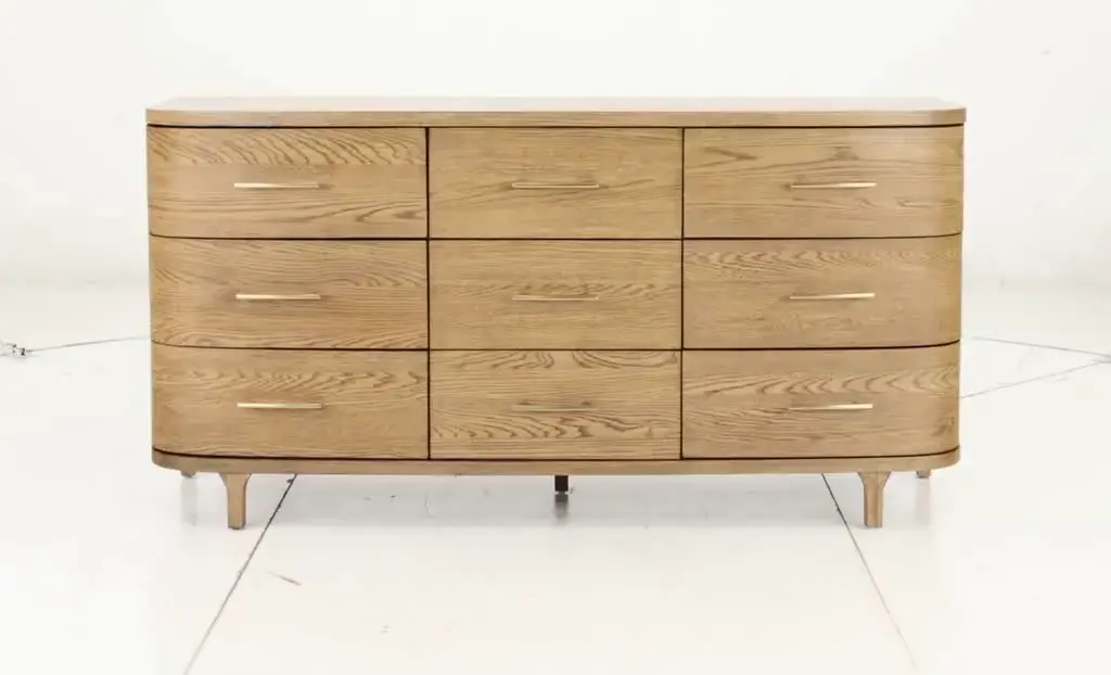 Amore Natural Oak 9-Drawer Dresser-10