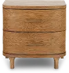 Amore Natural Oak 2-Drawer Nightstand