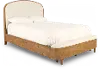 Amore Natural Oak Upholstered Queen Bed