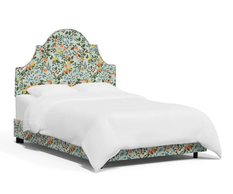 Rifle Paper Co Belmont Citrus Grove Mint Twin Bed