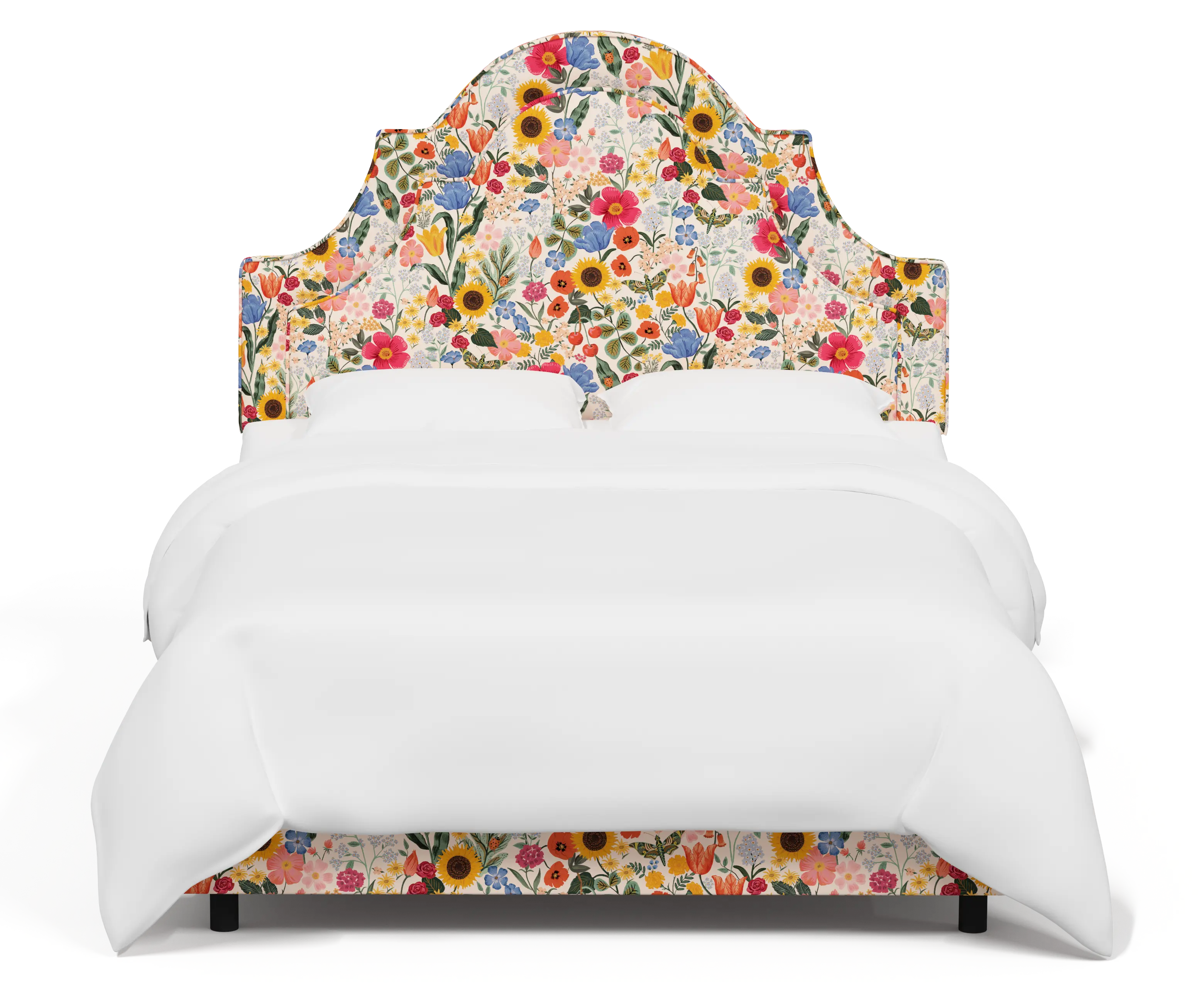RPC182BEDRPCBLSBLSLCB Rifle Paper Co Belmont Blossom Blush Queen Bed-2