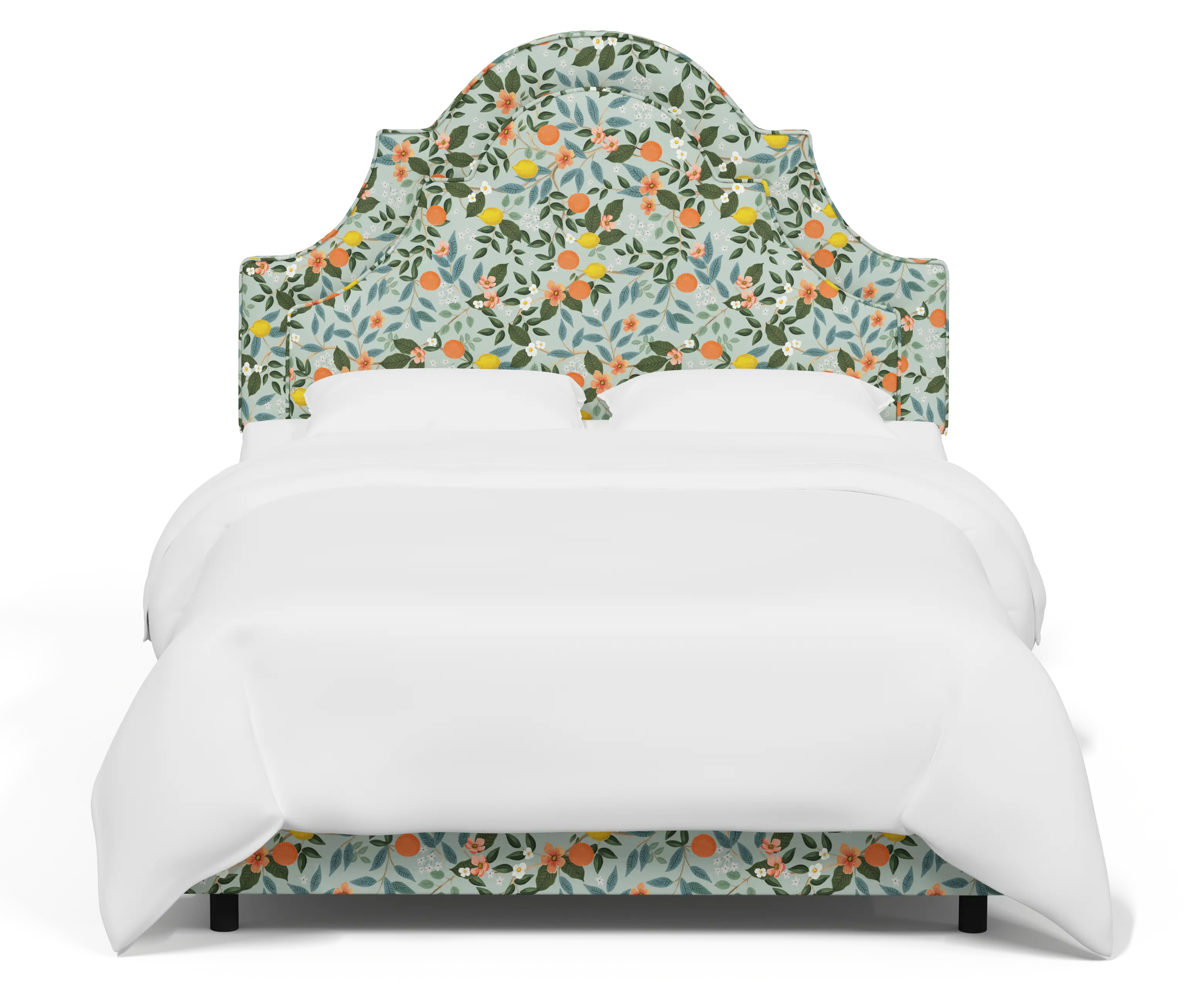RPC182BEDRPCCTGRMNLCB Rifle Paper Co Belmont Citrus Grove Mint Queen Bed-2