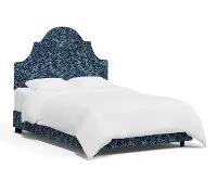 RPC182BEDRPCWLBNVLCB Rifle Paper Co Belmont Willowberry Navy Queen Bed