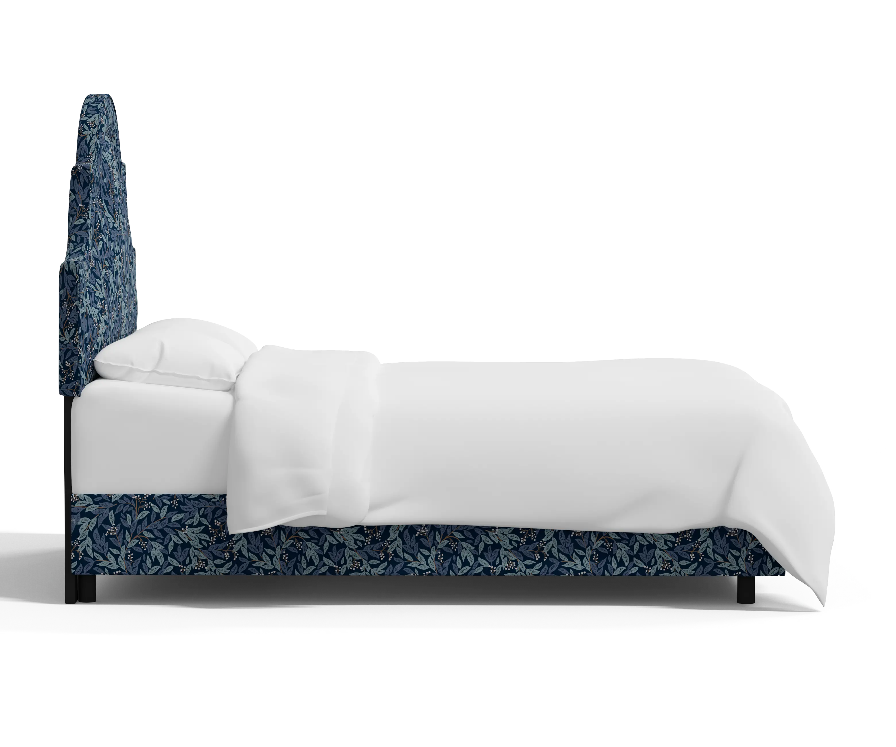RPC182BEDRPCWLBNVLCB Rifle Paper Co Belmont Willowberry Navy Queen Bed-4