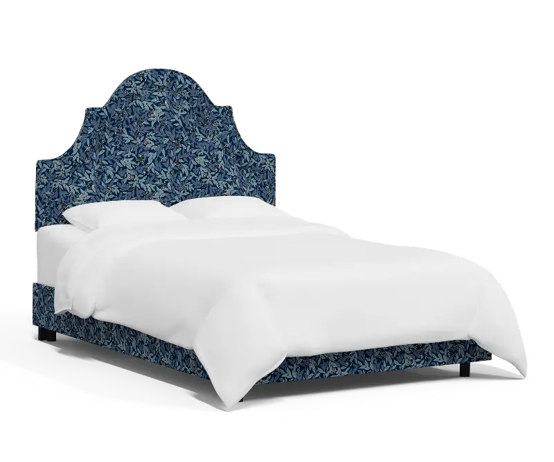 Rifle Paper Co Belmont Willowberry Navy King Bed