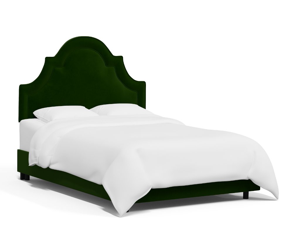 Rifle Paper Co Belmont Titan Emerald Velvet King Bed