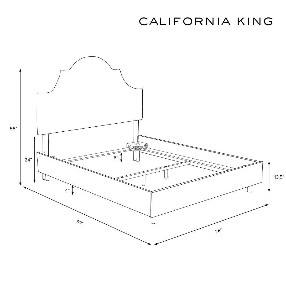 RPC184BEDRPCPCBLKLCB Rifle Paper Co Belmont Peacock Black Cal-King Bed-3