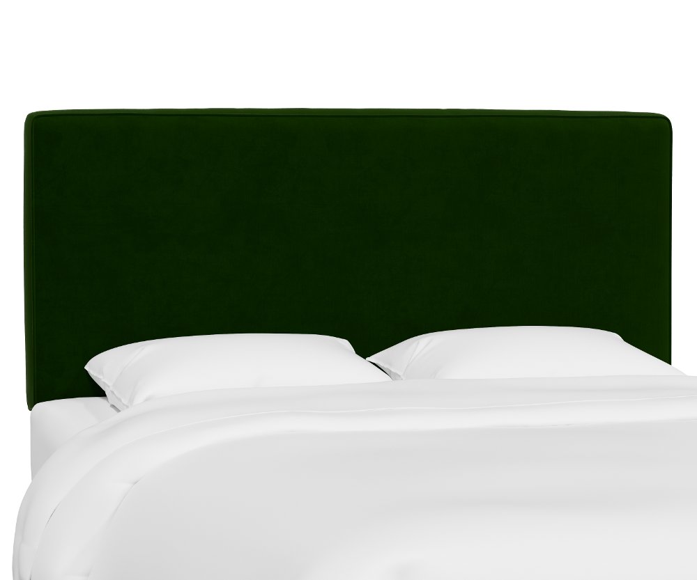 Rifle Paper Co Fairbanks Titan Emerald Velvet King Headboard