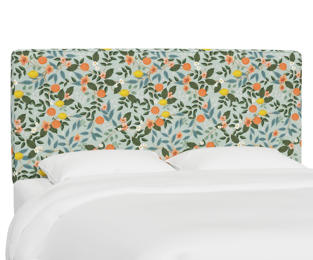 Rifle Paper Co Fairbanks Citrus Grove Mint Cal-King Headboard
