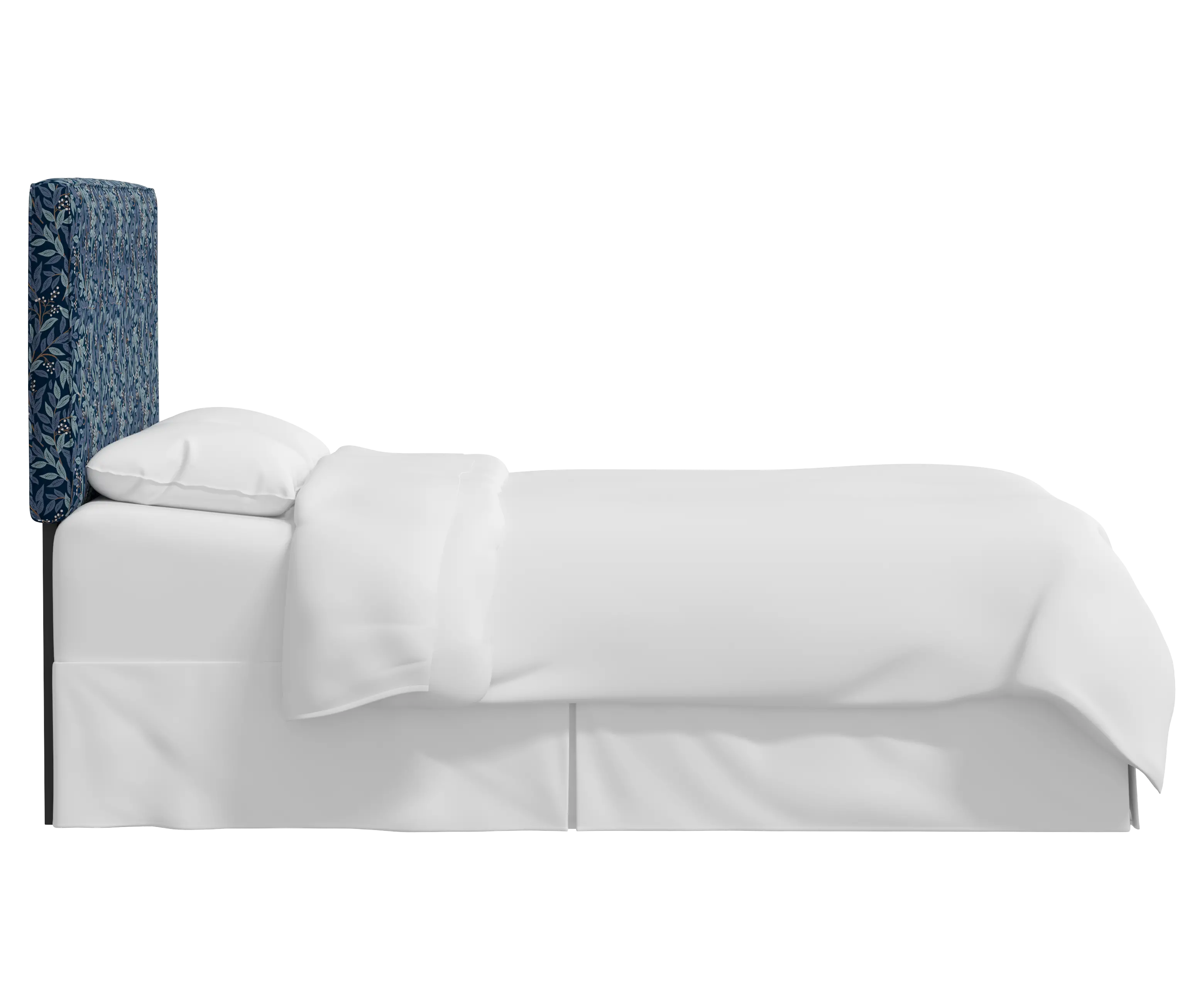 RPC484CRPCWLBNVLCB Rifle Paper Co Fairbanks Willowberry Navy Cal-King Headboard-3