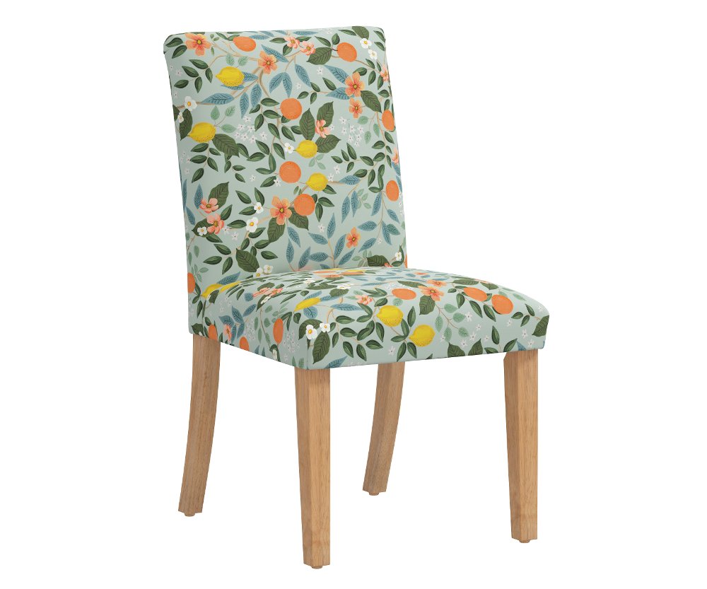 Rifle Paper Co Beth Citrus Grove Mint Dining Chair