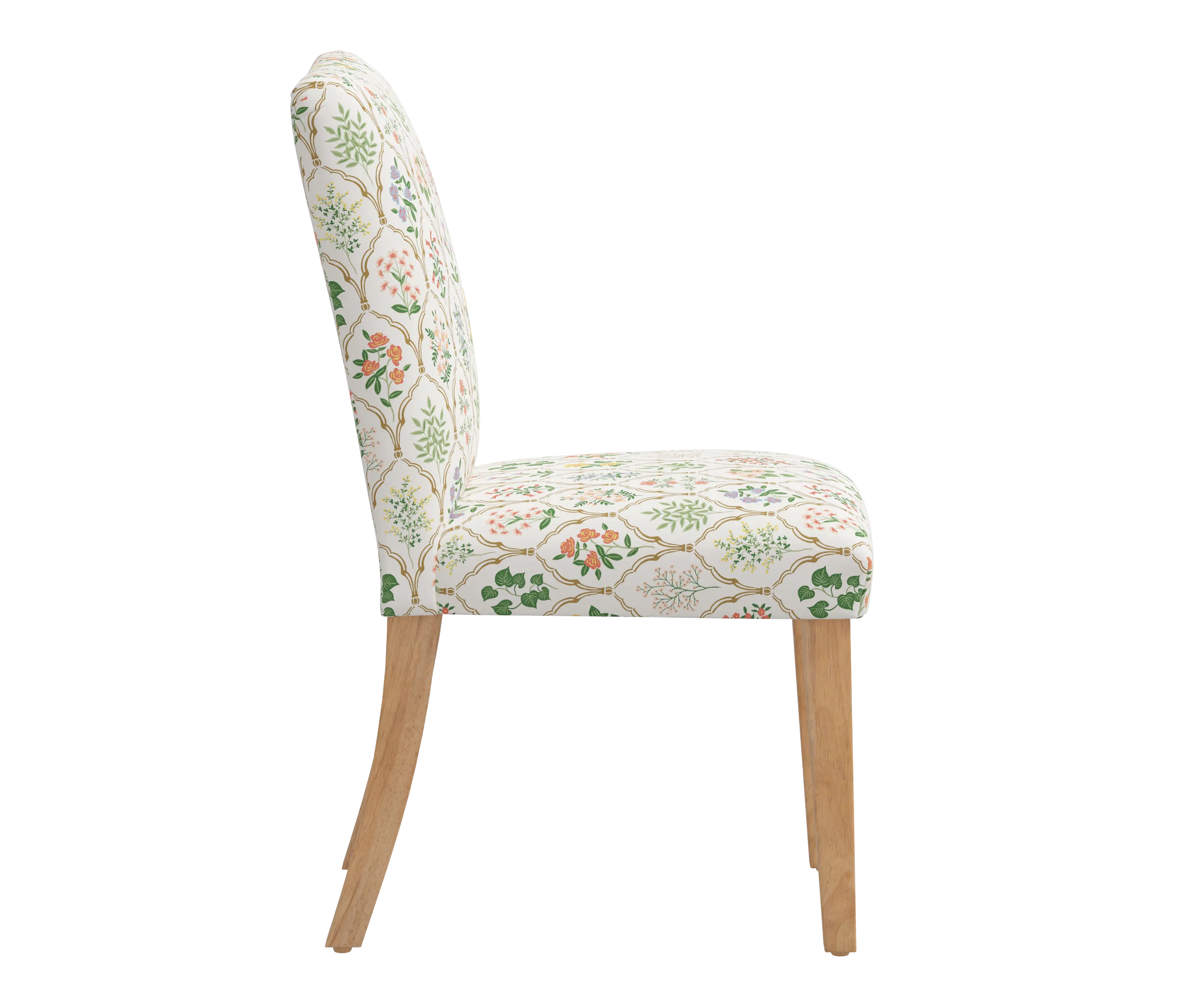 RPC63-6NATRPCHWTMLTLCB Rifle Paper Co Beth Hawthorn Multi Dining Chair-2