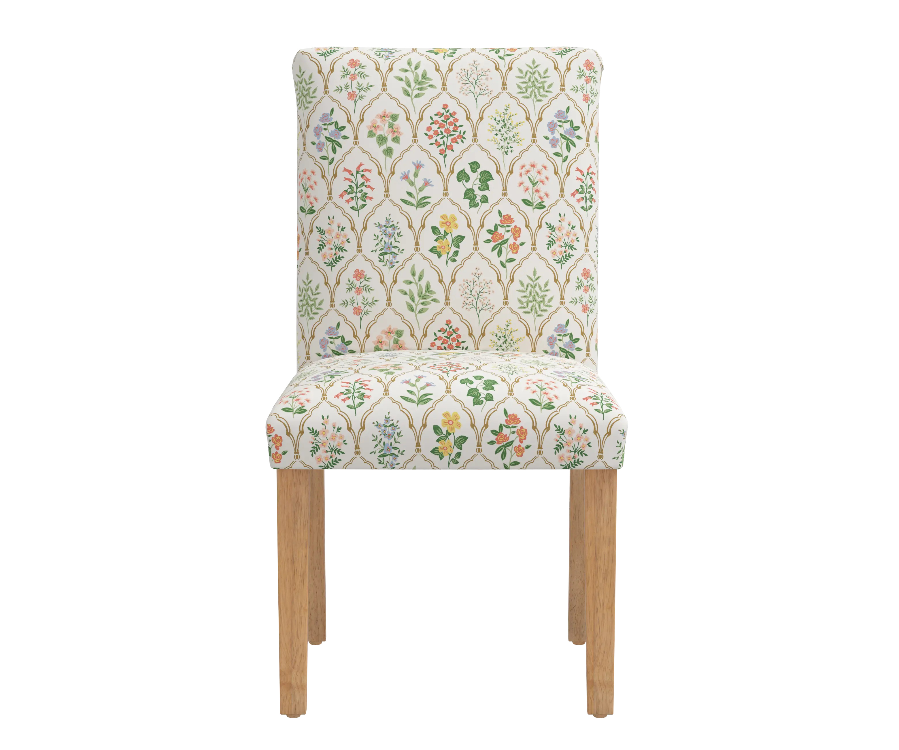 RPC63-6NATRPCHWTMLTLCB Rifle Paper Co Beth Hawthorn Multi Dining Chair-4