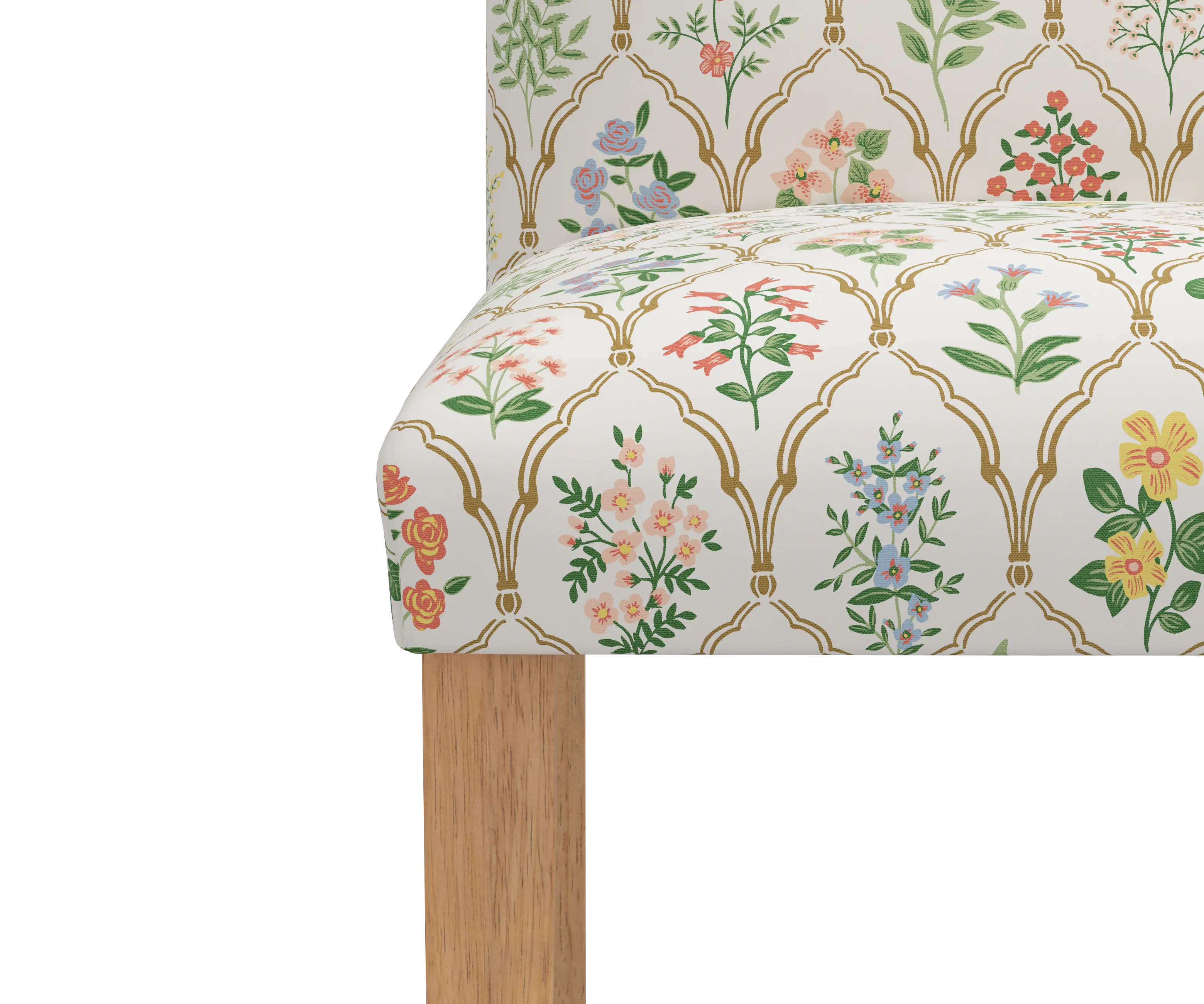 RPC63-6NATRPCHWTMLTLCB Rifle Paper Co Beth Hawthorn Multi Dining Chair-5