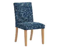 RPC63-6NATRPCWLBNVLCB Rifle Paper Co Beth Willowberry Navy Dining Chair