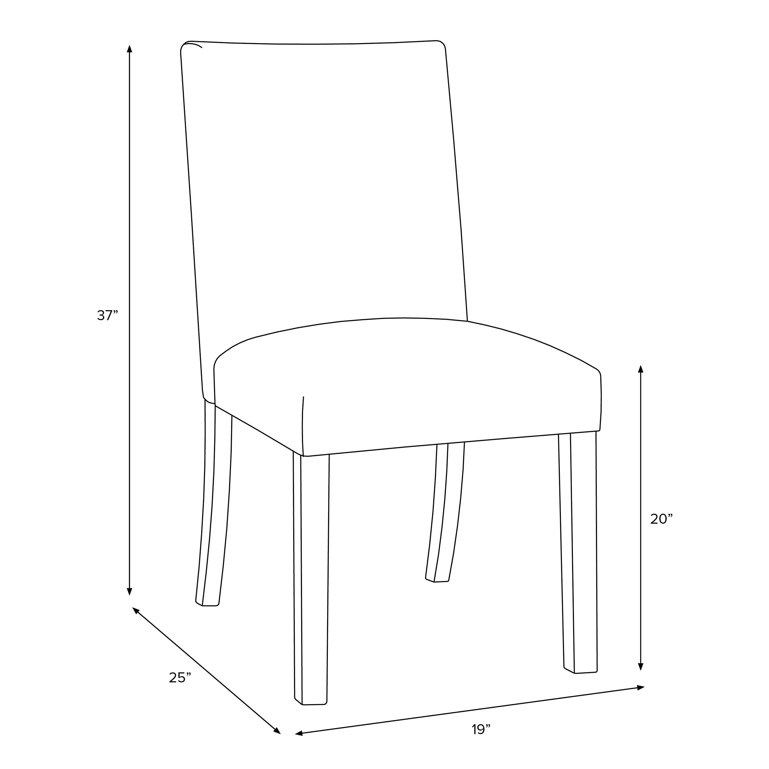RPC63-6NATTTNEMR Rifle Paper Co Beth Titan Emeral Dining Chair-6