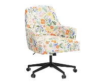 RPC78-9RPCMRMLTLCB Rifle Paper Co Yvette Merida Multi Office Chair with Black Base