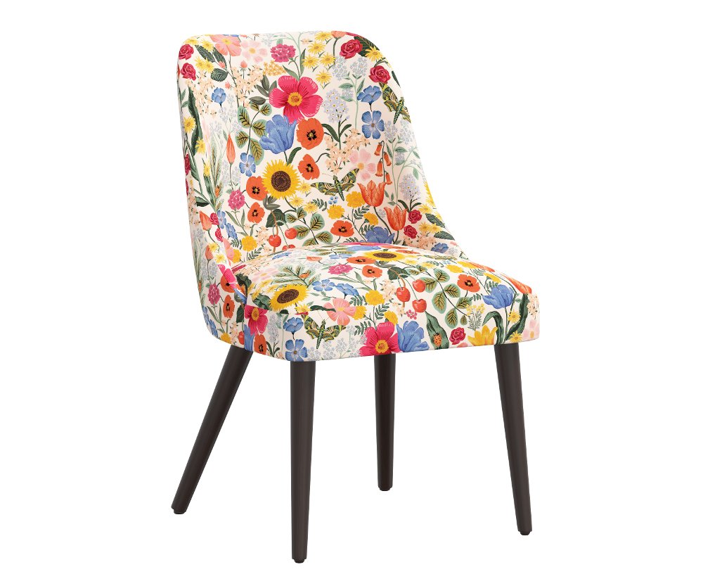 Rifle Paper Co Tara Blossom Blush Dining Chair