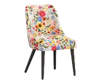 RPC84-6RPCBLSBLSLCB Rifle Paper Co Tara Blossom Blush Dining Chair