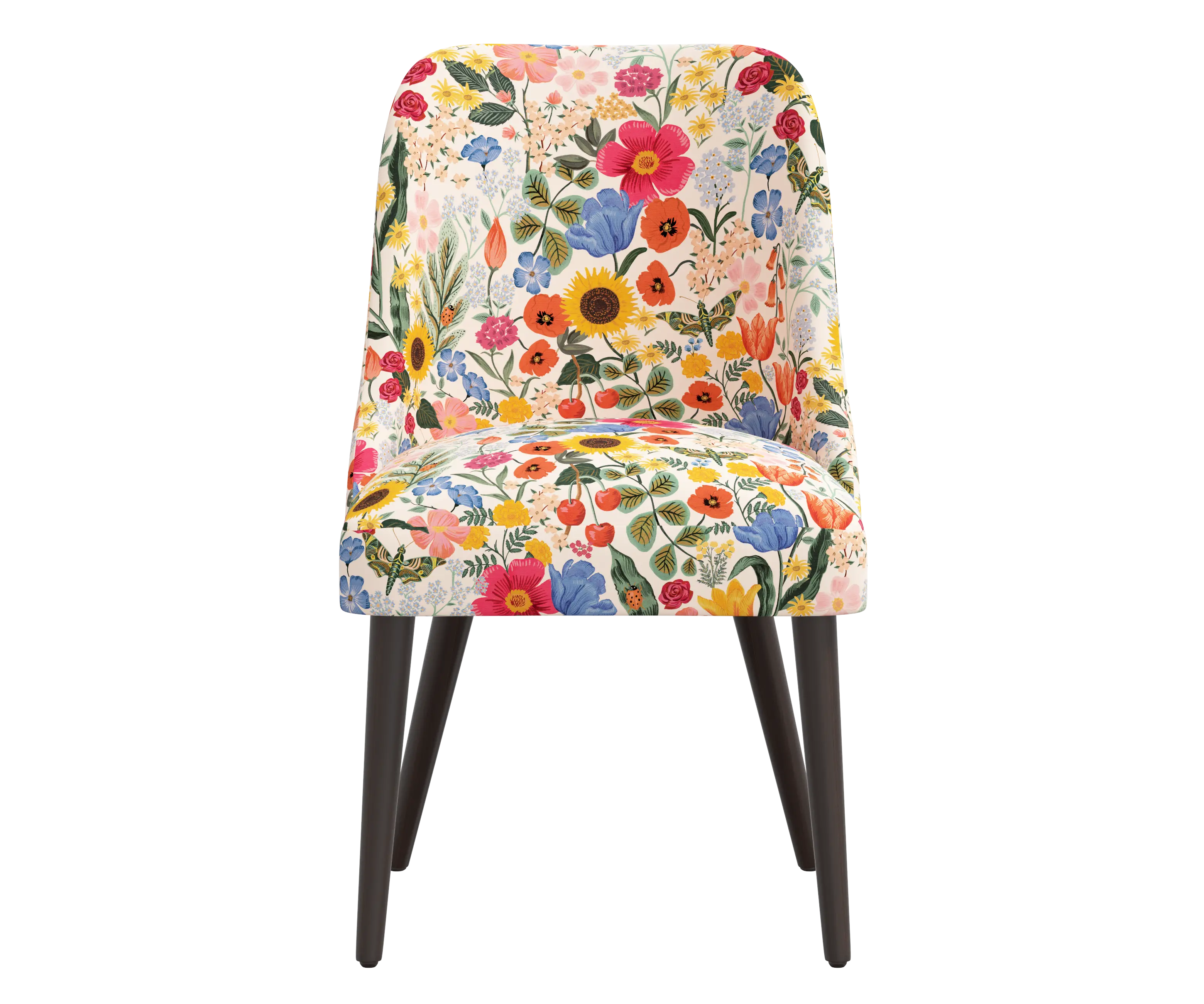 RPC84-6RPCBLSBLSLCB Rifle Paper Co Tara Blossom Blush Dining Chair-4