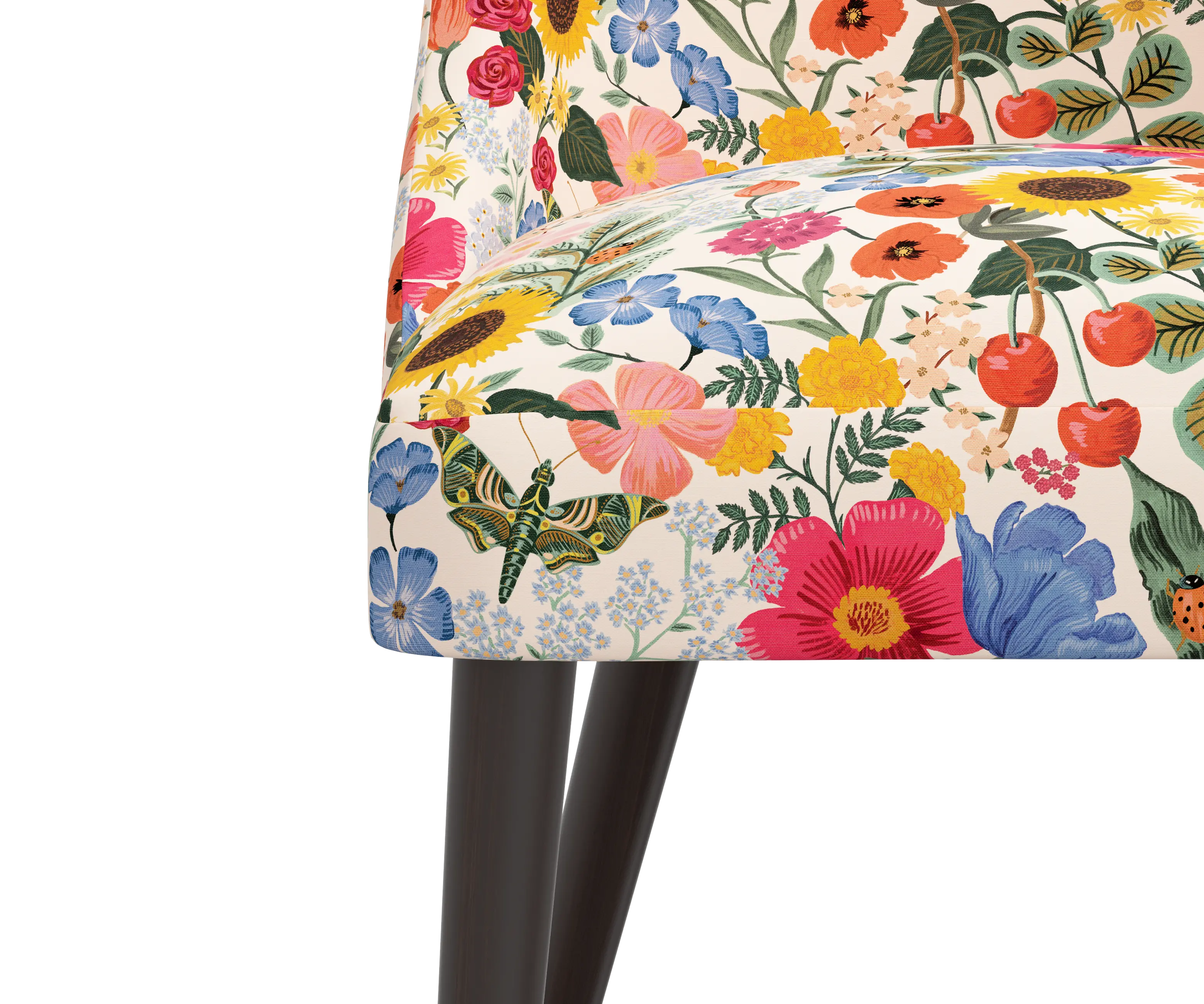 RPC84-6RPCBLSBLSLCB Rifle Paper Co Tara Blossom Blush Dining Chair-5