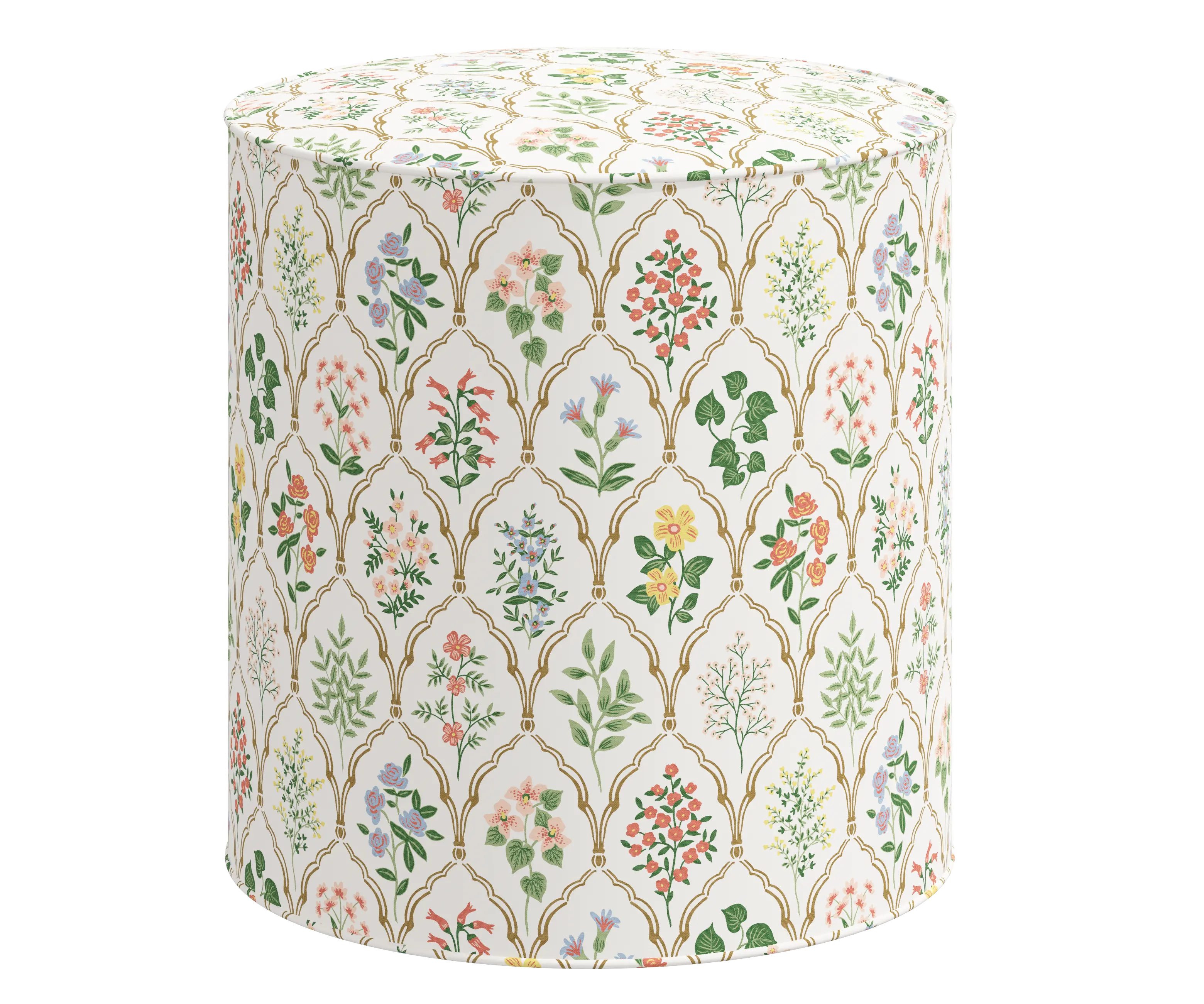 RPC90-2RPCHWTMLTLCB Rifle Paper Co Billie Hawthorn Multi Round Ottoman-1