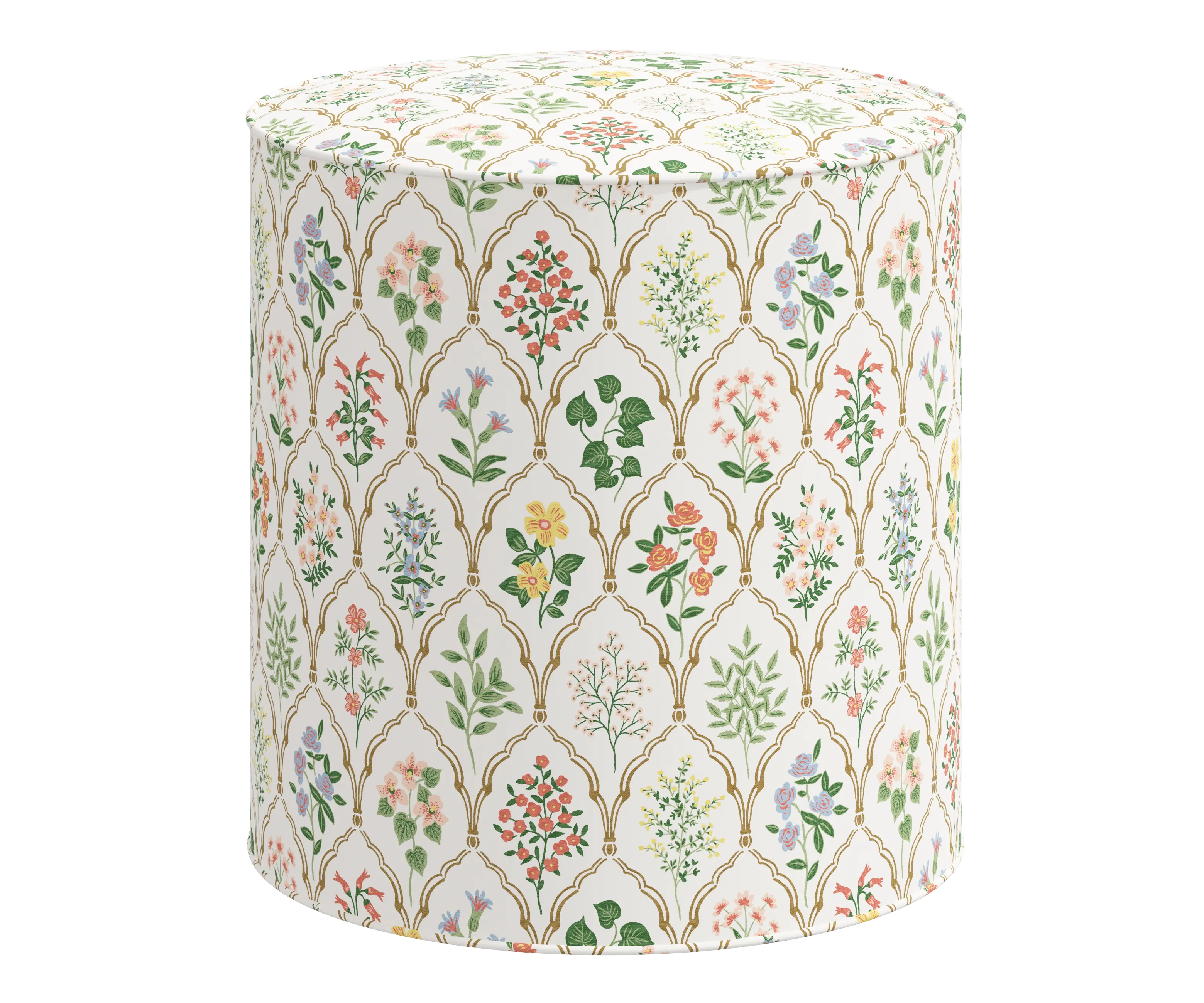 RPC90-2RPCHWTMLTLCB Rifle Paper Co Billie Hawthorn Multi Round Ottoman-2