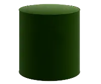 RPC90-2TTNEMR Rifle Paper Co Billie Titan Emerald Round Ottoman