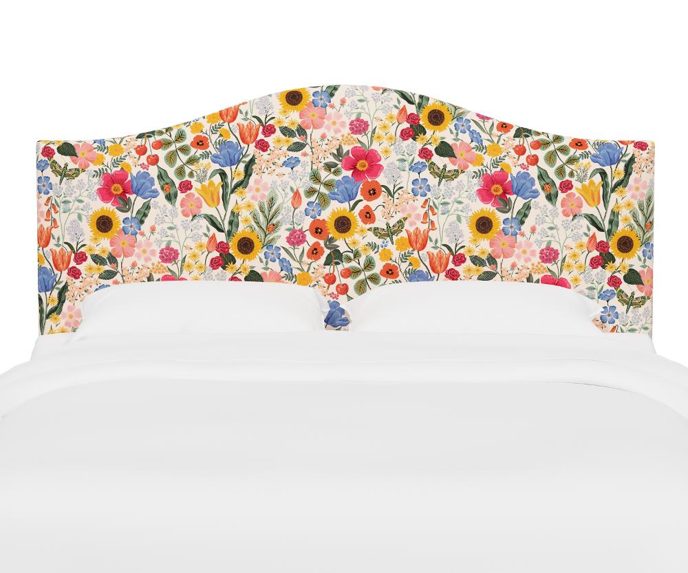 Rifle Paper Co Kenmore Blossom Blush Twin Headboard