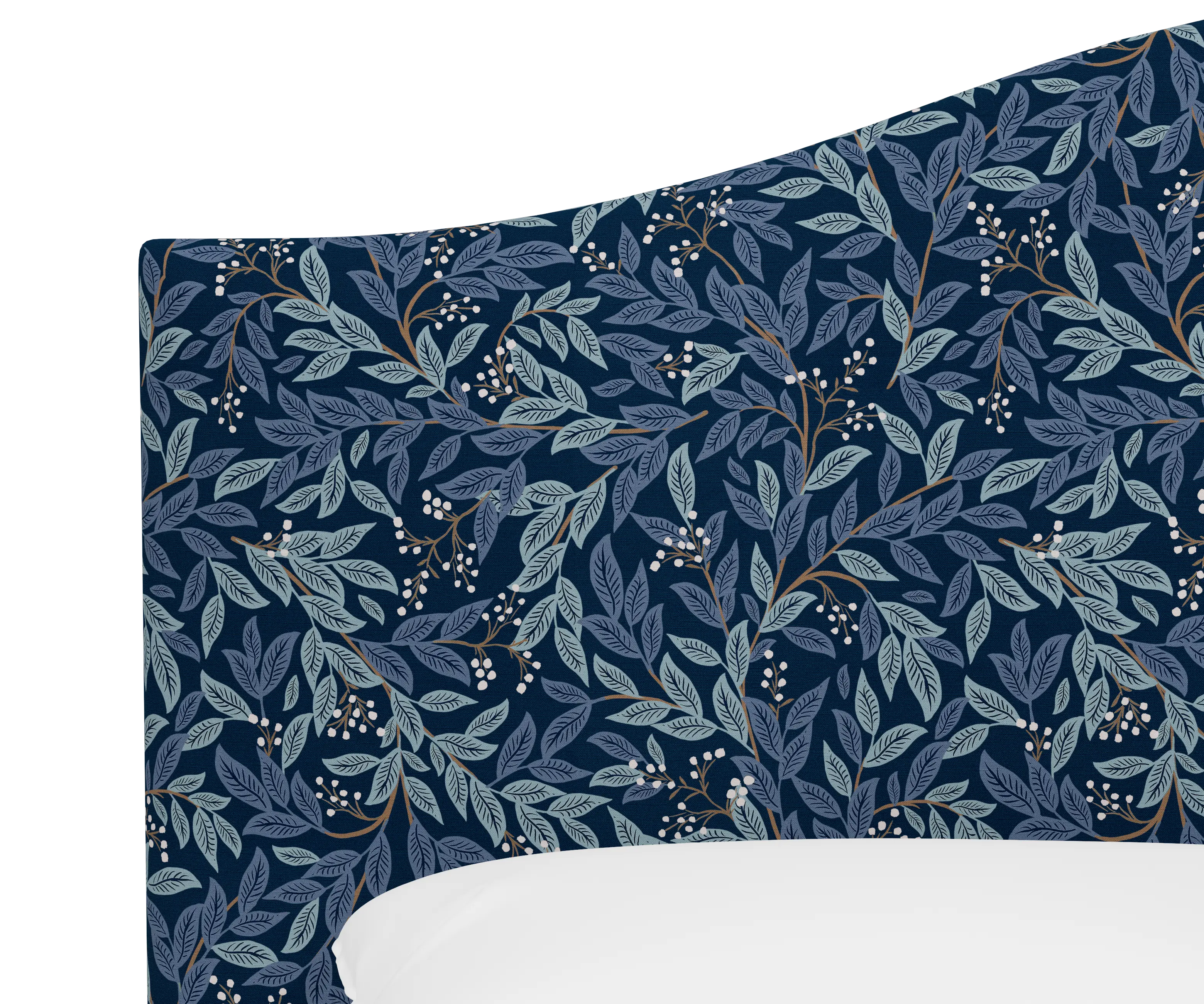 RPC911FRPCWLBNVLCB Rifle Paper Co Kenmore Willowberry Navy Full Headboard-4