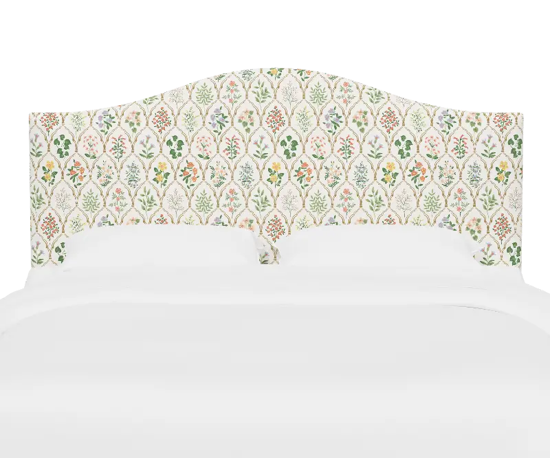 Rifle Paper Co Kenmore Hawthorn Multi Cal-King Headboard