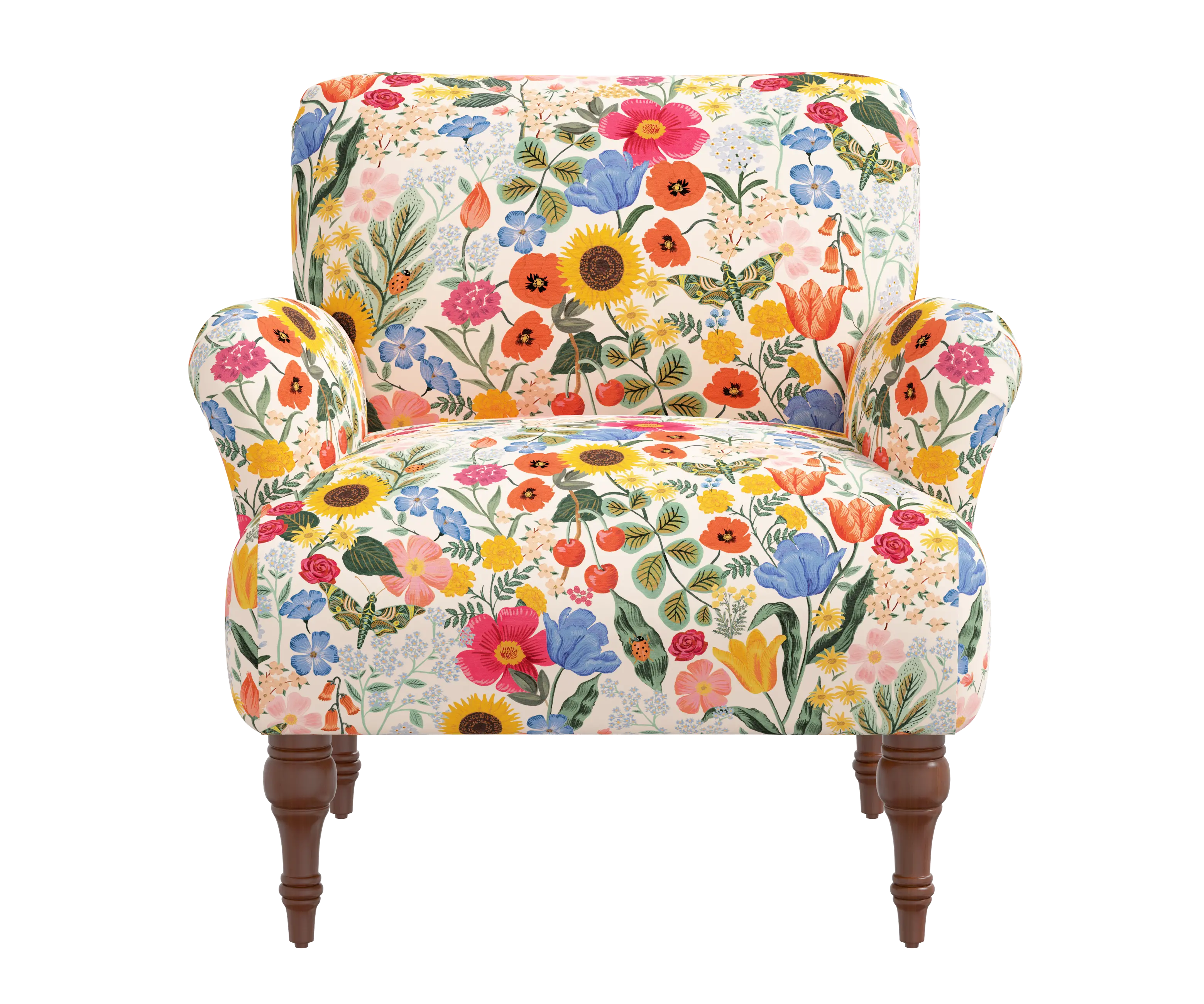 RPC9305RPCBLSBLSLCB Rifle Paper Co Elodie Blossom Blush Accent Chair-1