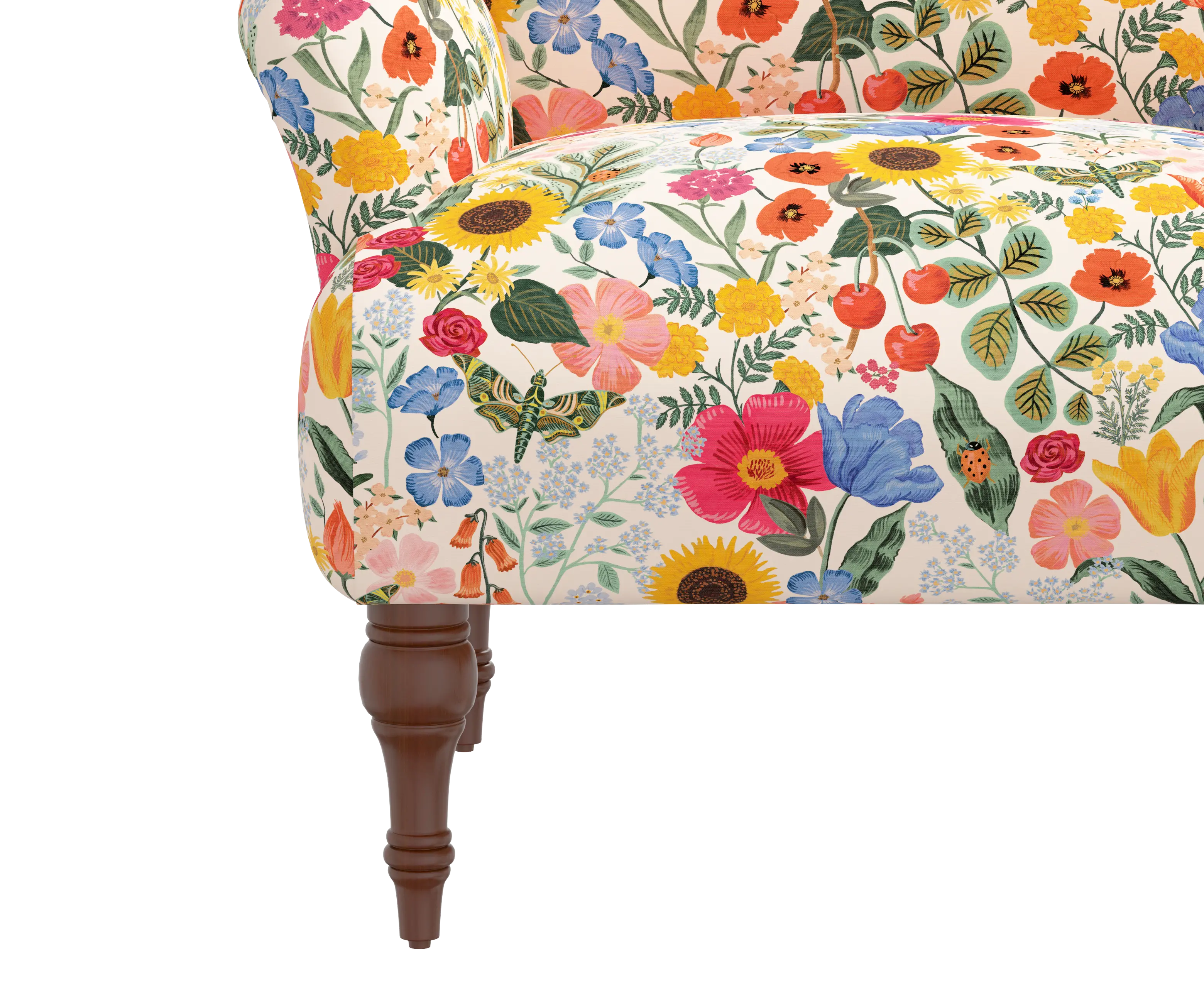 RPC9305RPCBLSBLSLCB Rifle Paper Co Elodie Blossom Blush Accent Chair-5