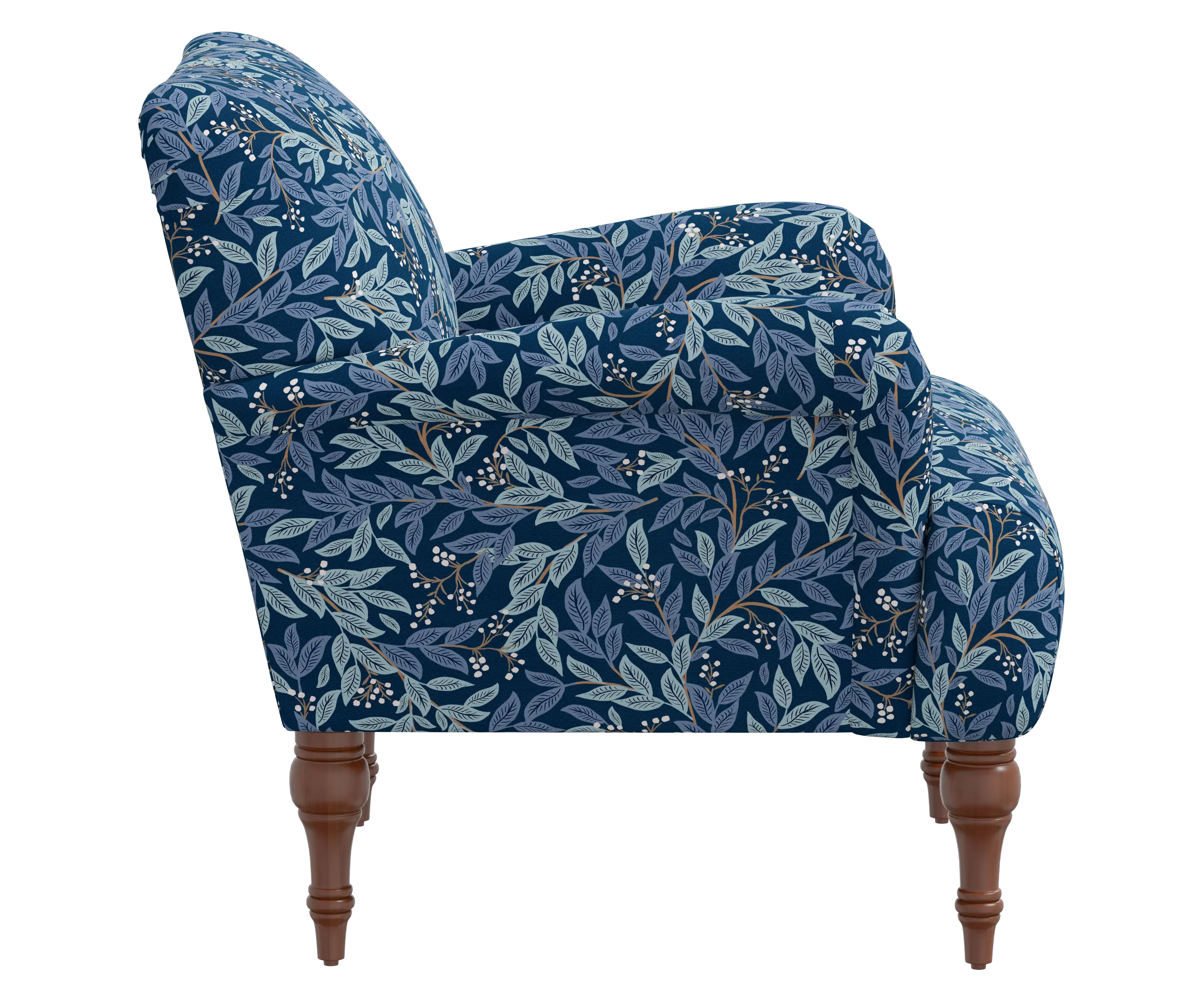 RPC9305RPCWLBNVLCB Rifle Paper Co Elodie Willowberry Navy Accent Chair-3